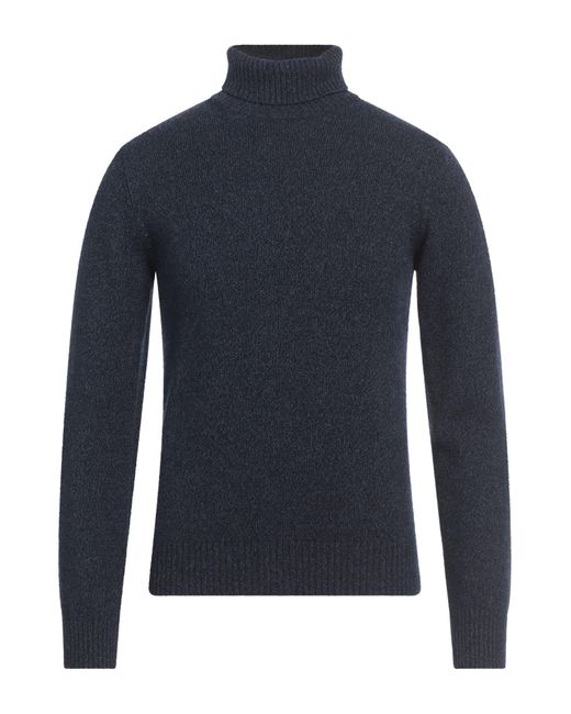 Barba Napoli Blue Turtleneck for men