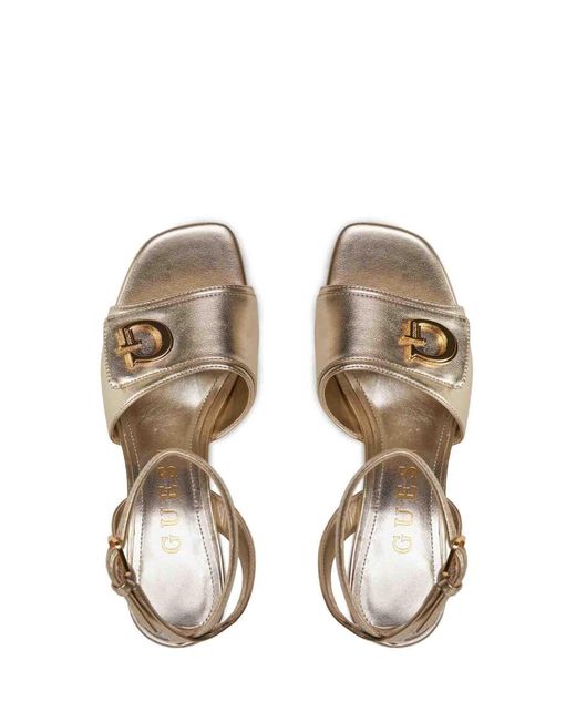 Sandalias Guess de color Metallic