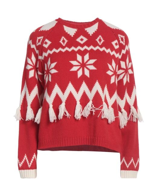 ViCOLO Red Sweater Wool, Acrylic