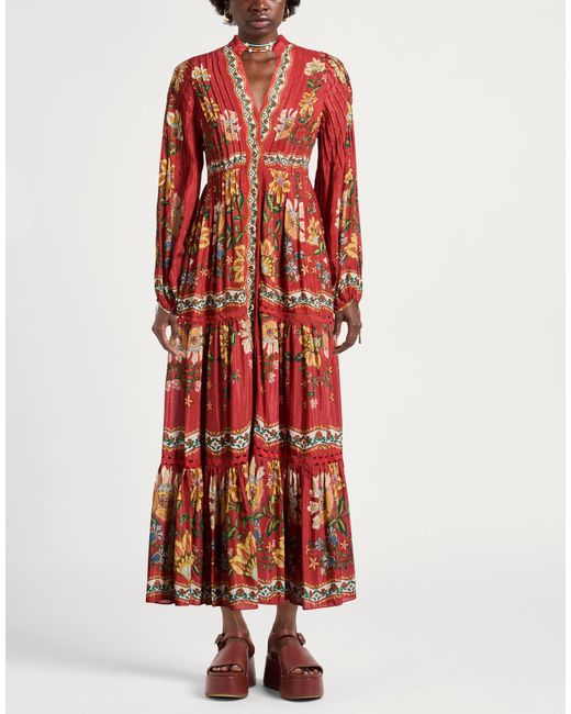 Farm Rio Red Midi Dresses