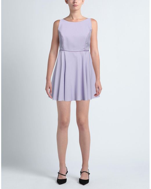 Robe courte FELEPPA en coloris Purple