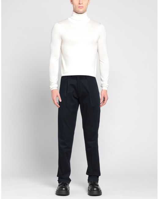 MICHELE CARBONE Blue Trouser for men