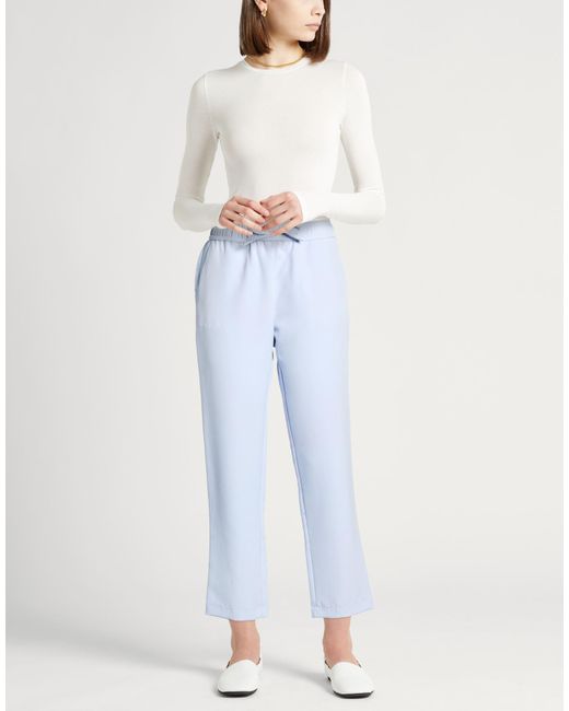 Liu Jo Blue Sky Pants Polyester, Elastane
