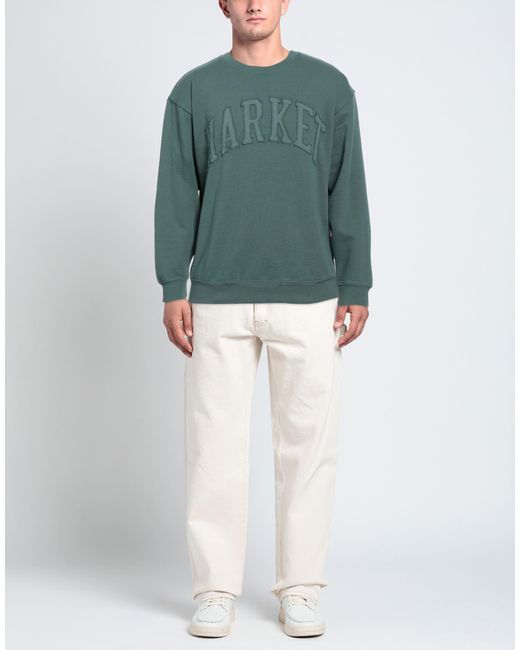 Market Green Sweatshirt for men