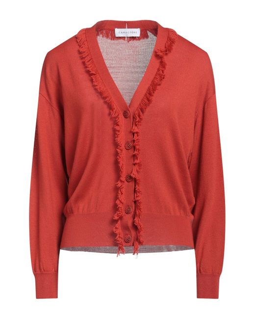 Caractere Red Cardigan