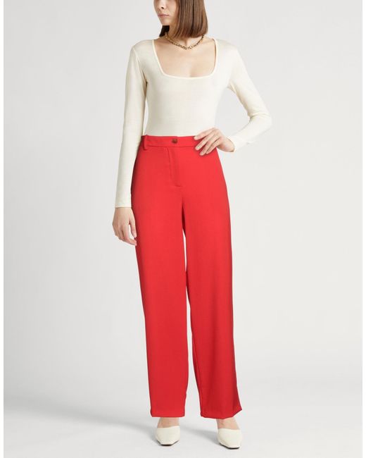 Alysi Red Pants