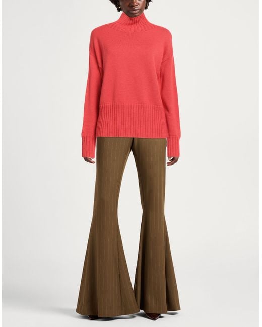 Drumohr Red Turtlenecks