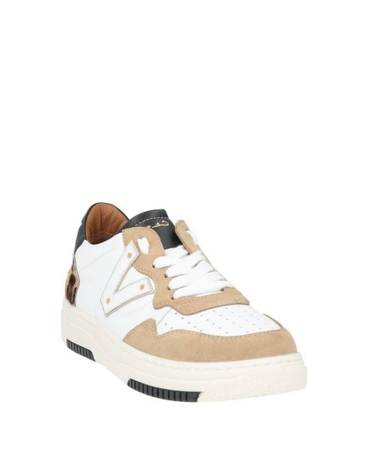 Via Roma 15 White Sneakers Leather