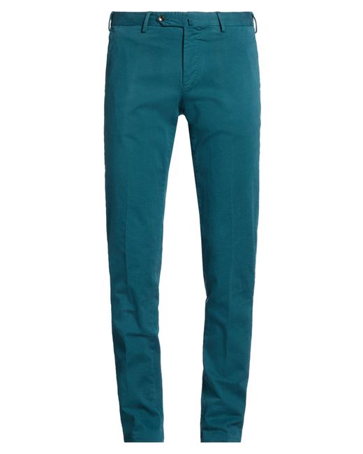 PT Torino Blue Pants Cotton, Elastane for men