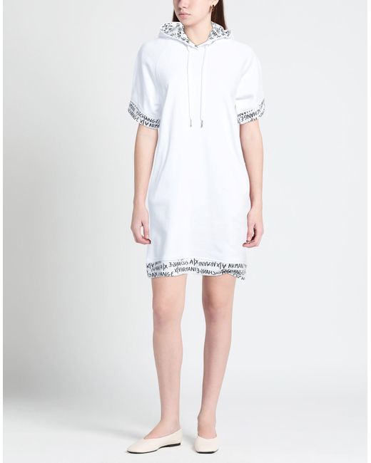 Vestito Corto di Armani Exchange in White