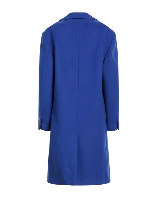 Versace Blue Coat Virgin Wool, Polyamide for men