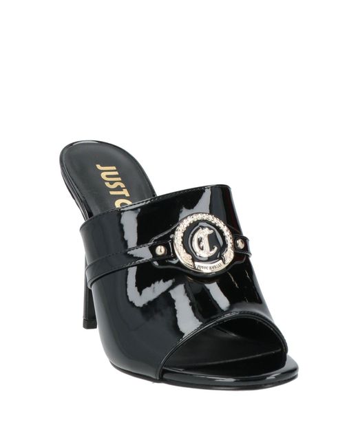 Just Cavalli Black Sandals