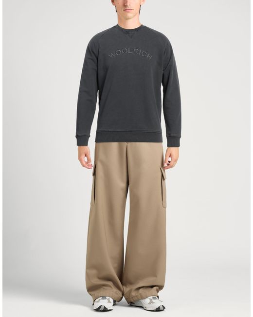 Woolrich Gray Sweatshirt for men