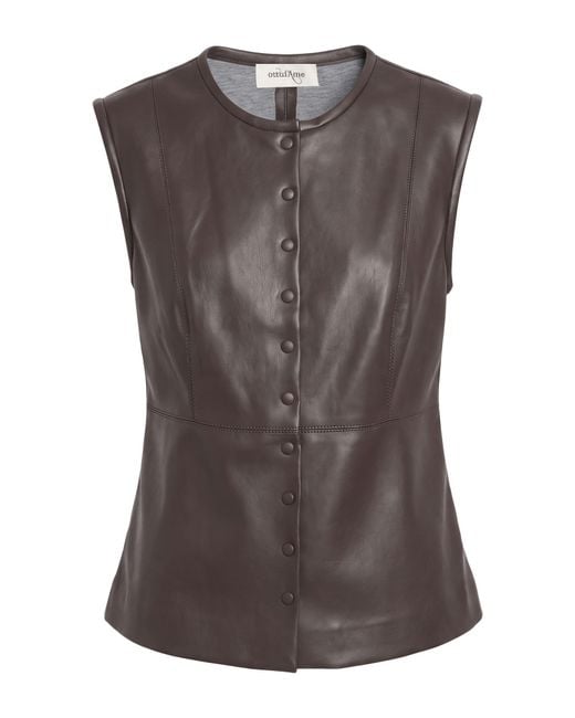 Ottod'Ame Brown Top