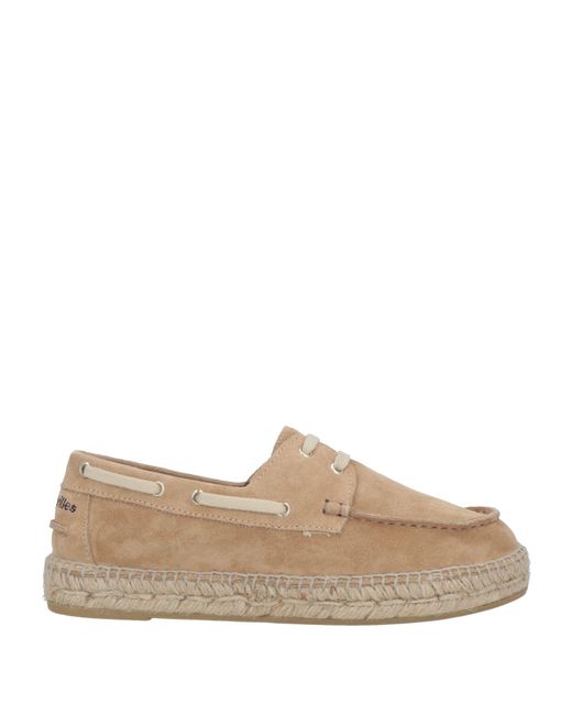 Espadrilles Natural Camel Leather
