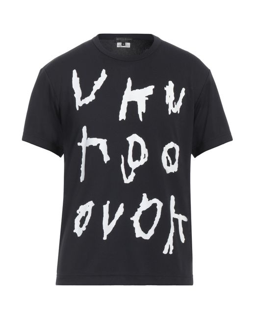 T-shirt di Comme des Garçons in Black da Uomo