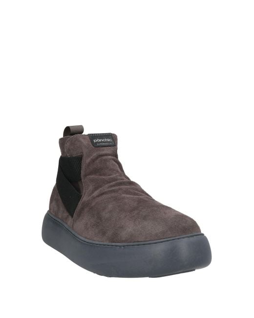 Pànchic Gray Charcoal Sneakers Leather for men