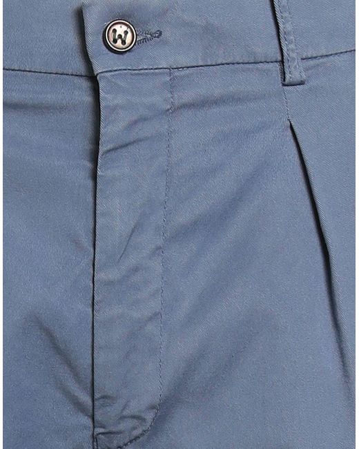 Berwich Blue Pants Lyocell, Cotton, Elastane for men