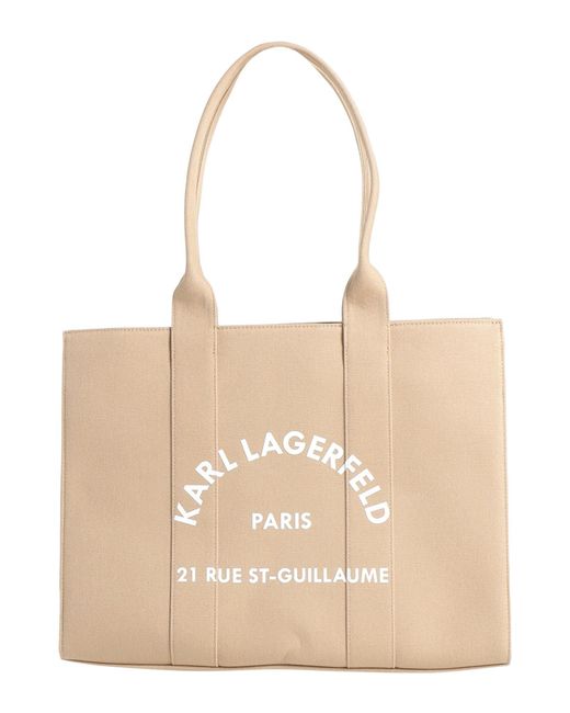 Karl Lagerfeld Natural Shoulder Bag