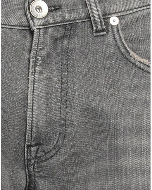 Eleventy Gray Cropped Tapered Wool Trousers for men