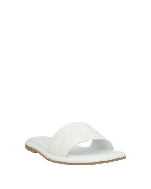 Aigner White Sandals