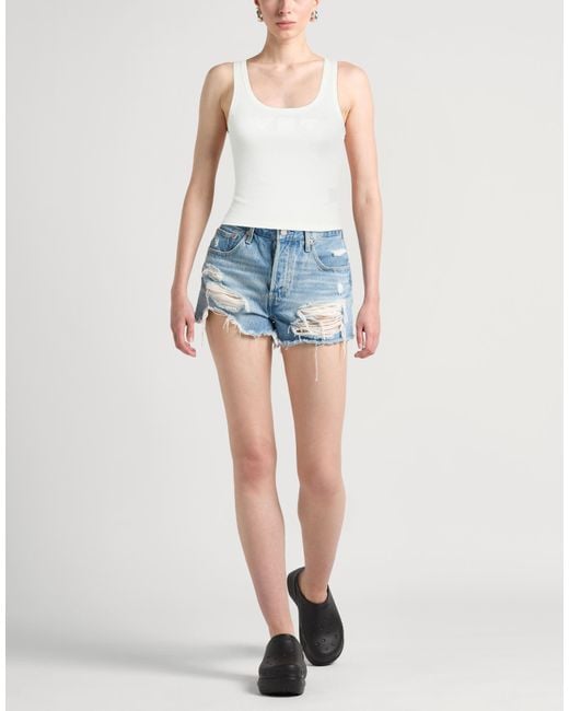 Vetements White Tank Top Cotton, Elastane