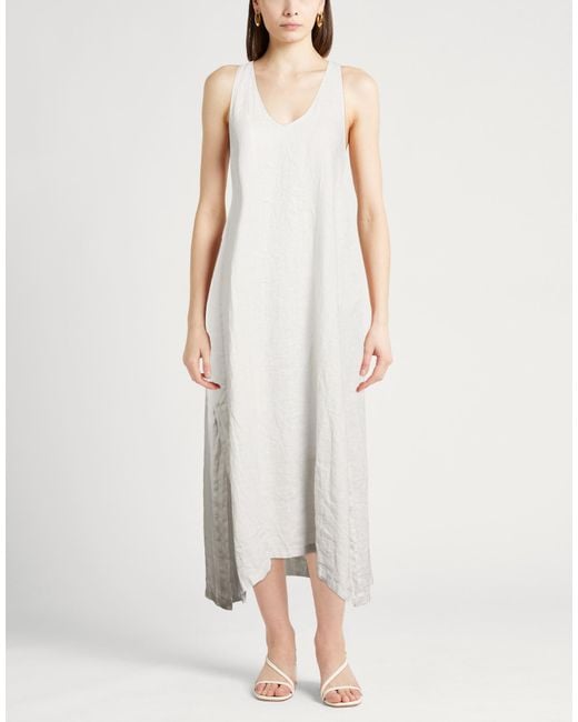 Crossley White Light Maxi Dress Linen
