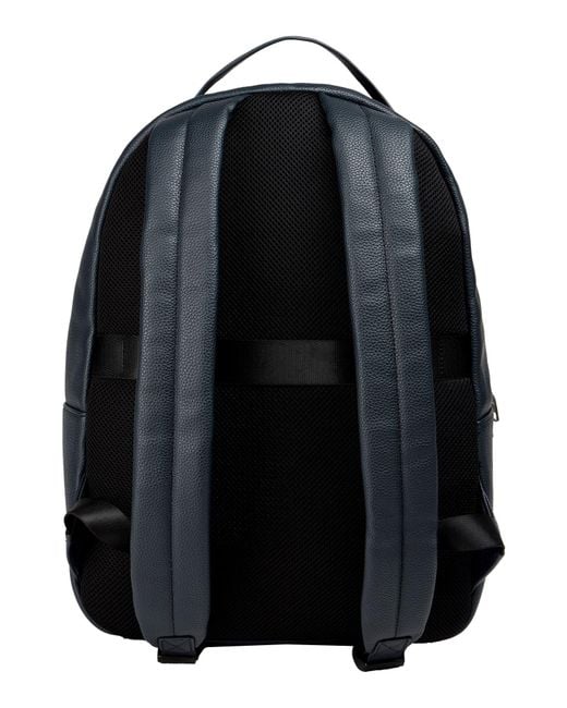 ARMANI EXCHANGE Blue Midnight Backpack Polyester, Polyurethane