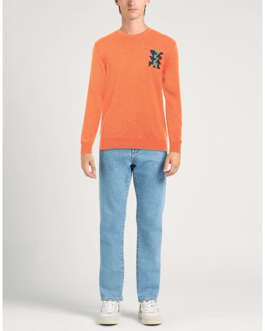 Pullover di Zanone in Orange da Uomo