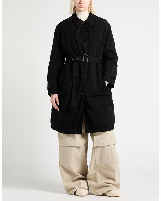 Aspesi Black Overcoat & Trench Coat