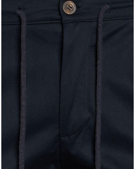Aurélien Blue Pants Cotton, Elastane for men