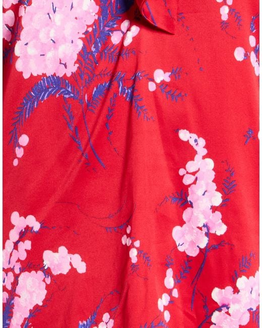 DES_PHEMMES Red Shirt Viscose, Elastane