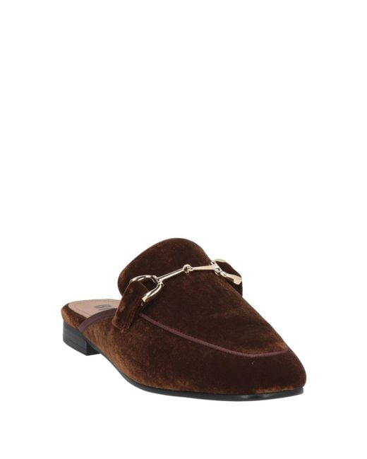 Bibi Lou Brown Mules & Clogs
