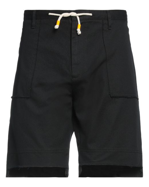 Officina 36 Black Shorts & Bermuda Shorts for men
