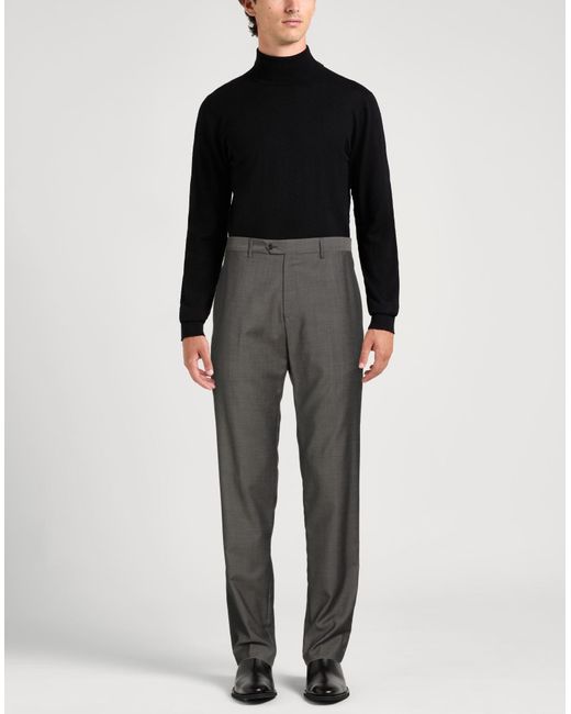 Tombolini Gray Pants Virgin Wool for men