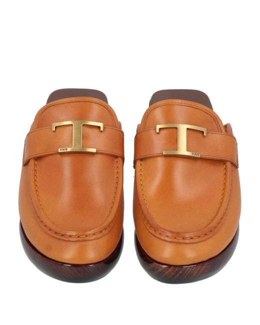 Tod's Brown Mules & Clogs