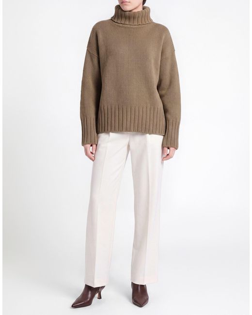 Aragona Brown Turtleneck