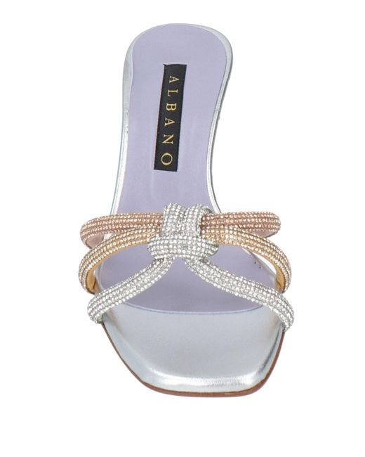 Albano White Sandals