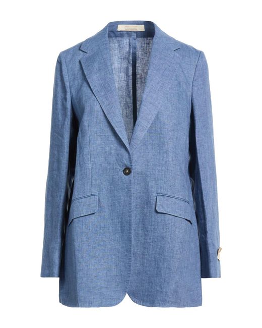 Massimo Alba Blue Slate Blazer Linen