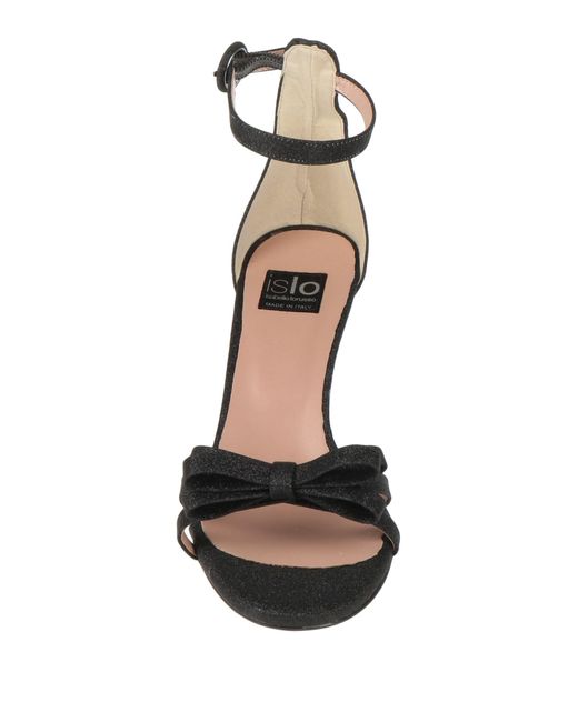 Islo Isabella Lorusso Black Sandals Textile Fibers