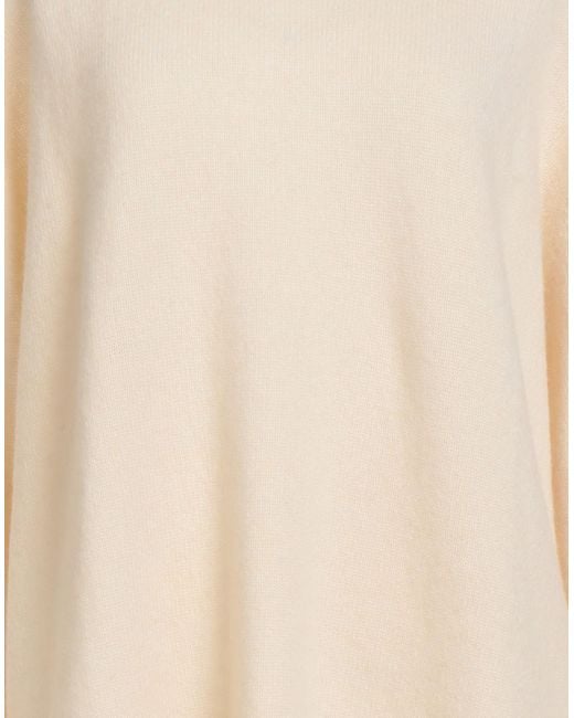 Alysi White Rollkragenpullover