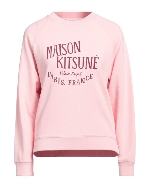 Sweat-shirt Maison Kitsuné en coloris Pink