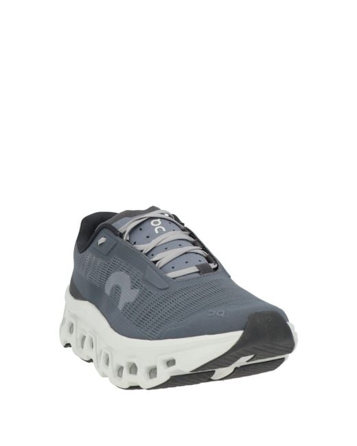On Shoes Gray Sneakers Textile Fibers