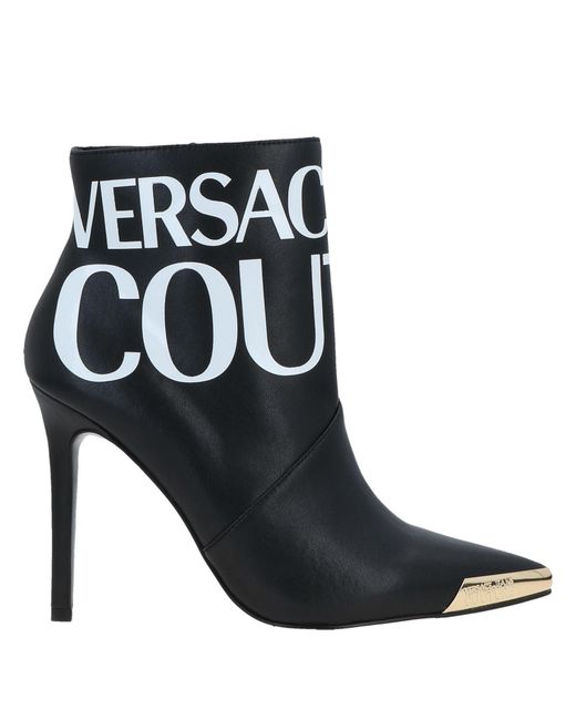 Versace Jeans Couture Black Ankle Boots