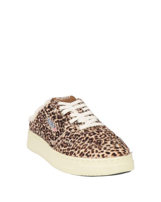 Autry Brown Sneakers Leather