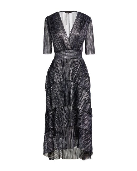 Maje Black Maxi Dress Polyester