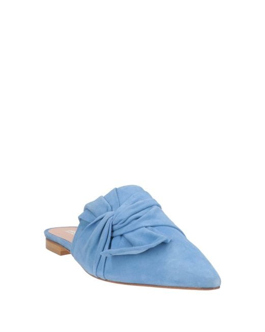 ERMANNO FIRENZE Blue Mules & Clogs