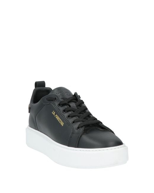 La Martina Black Trainers
