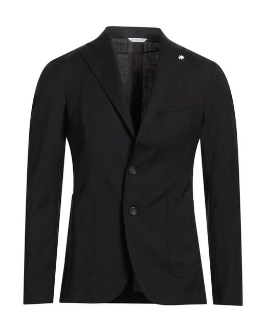 Manuel Ritz Black Blazers for men