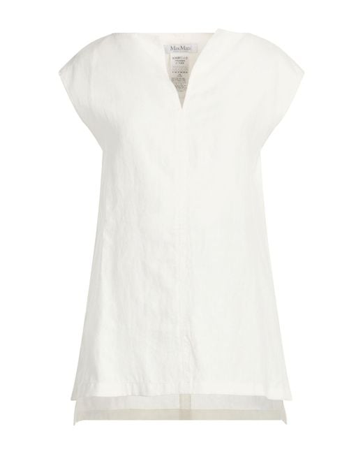 Max Mara White Tops